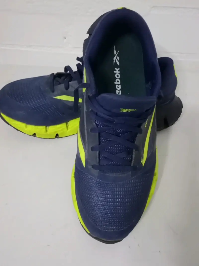Zapatillas deportivas Reebok azul y amarillo - 2