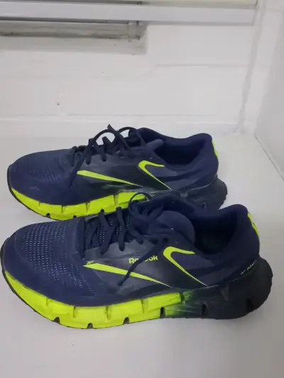 Zapatillas deportivas Reebok azul y amarillo - miniatura 4