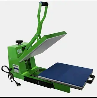 Prensa térmica verde para estampado de camisetas - 2