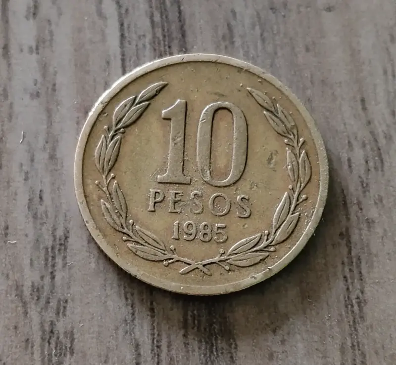 Moneda de 10 pesos chilenos de 1985 - 1