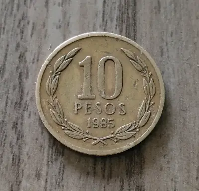 Moneda de 10 pesos chilenos de 1985 - miniatura 3