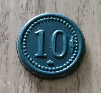Ficha antigua de Colorado Nitrate Co. 10¢ - miniatura 2