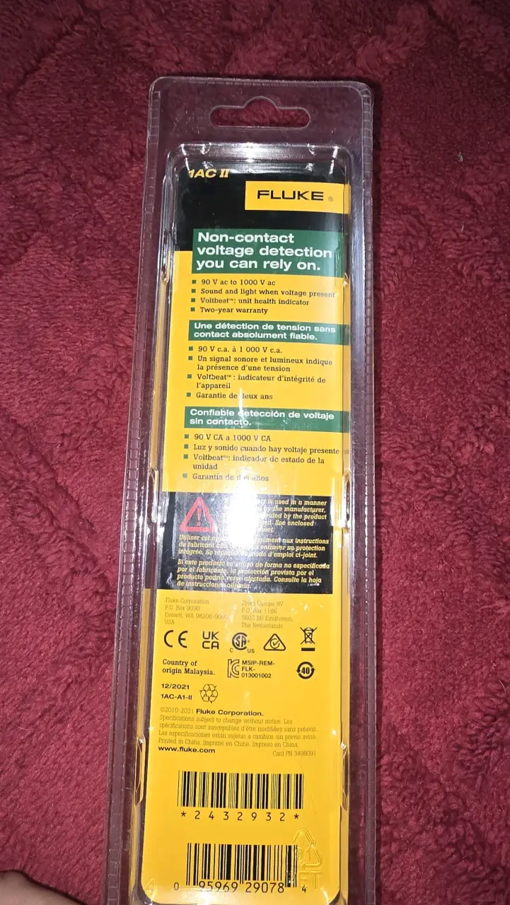 Detector de Voltaje Fluke VoltAlert 1AC II - 2