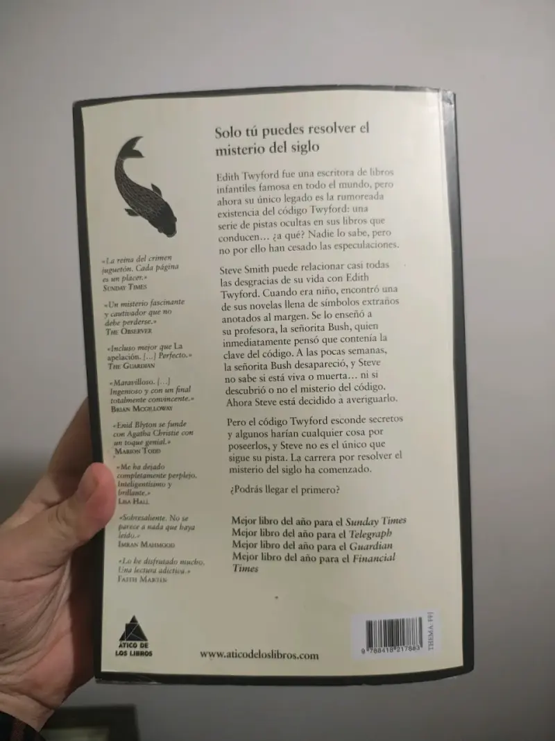 Libro El Código Twyford de Janice Hallett - 2