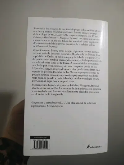 Libro 'Oryx y Crake' de Margaret Atwood - miniatura 2