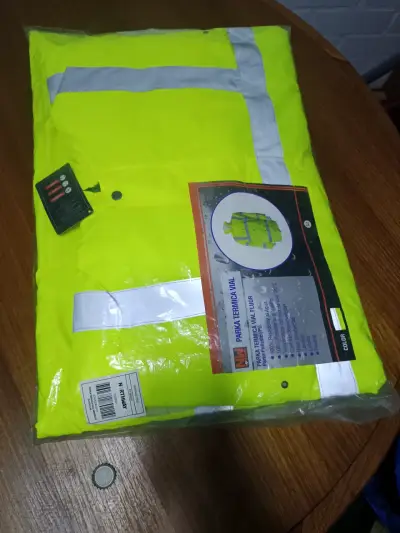 Chaqueta reflectante de seguridad amarilla - miniatura 4