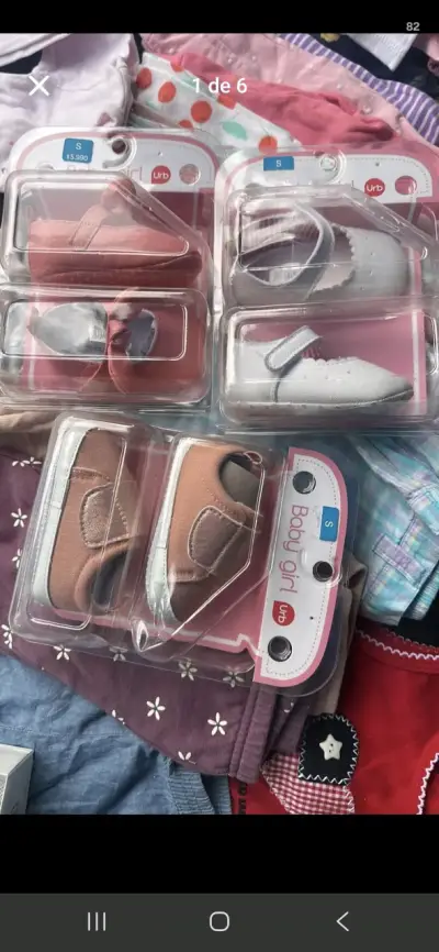 Zapatos para bebé niña en varios colores - miniatura 1