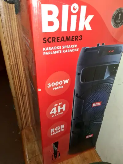 Parlante Karaoke Blik Screamer3 3000W - miniatura 1