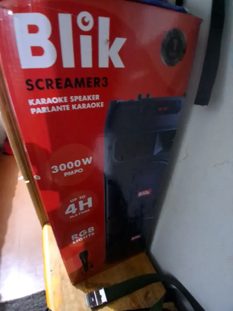 Parlante Karaoke Blik Screamer3 3000W - 3