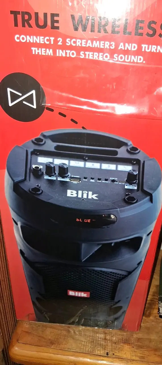 Parlante Karaoke Blik Screamer3 3000W - 4