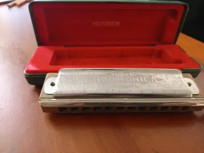 Armónica cromática Hohner Super Chromonica en estuche - miniatura 1