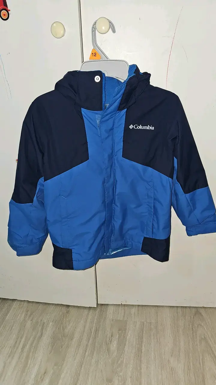 Chaqueta impermeable azul para niño Columbia - 1