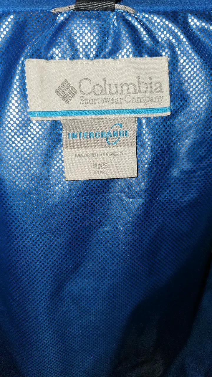 Chaqueta impermeable azul para niño Columbia - 3