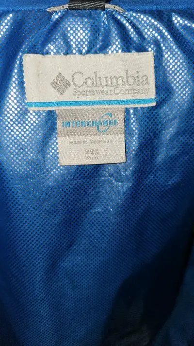 Chaqueta impermeable azul para niño Columbia - miniatura 3