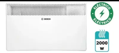 Calefactor eléctrico Bosch HC4000-20 2000W blanco - miniatura 2