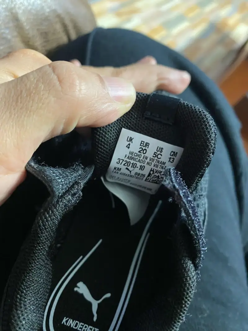 Zapatillas deportivas negras para niños Puma - 3