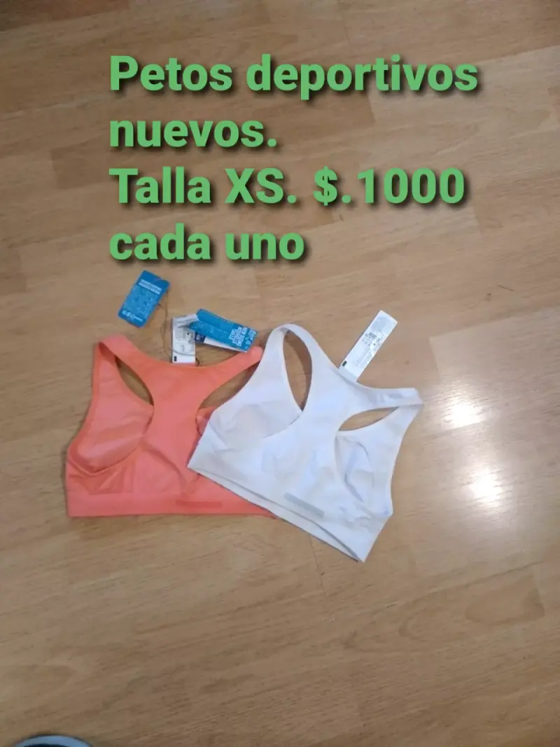 Petos deportivos nuevos talla XS - 2