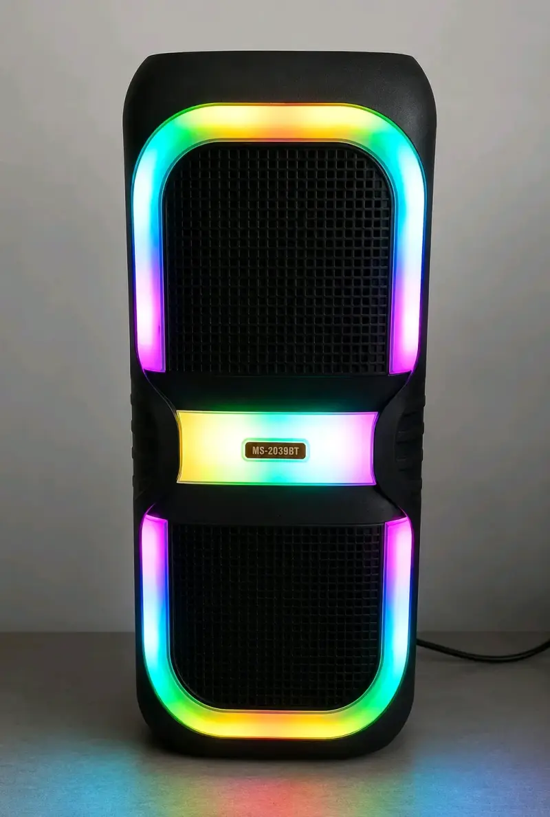 Parlante Bluetooth MS-2039BT con Luces RGB - 2