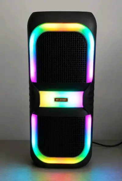 Parlante Bluetooth MS-2039BT con Luces RGB - miniatura 2