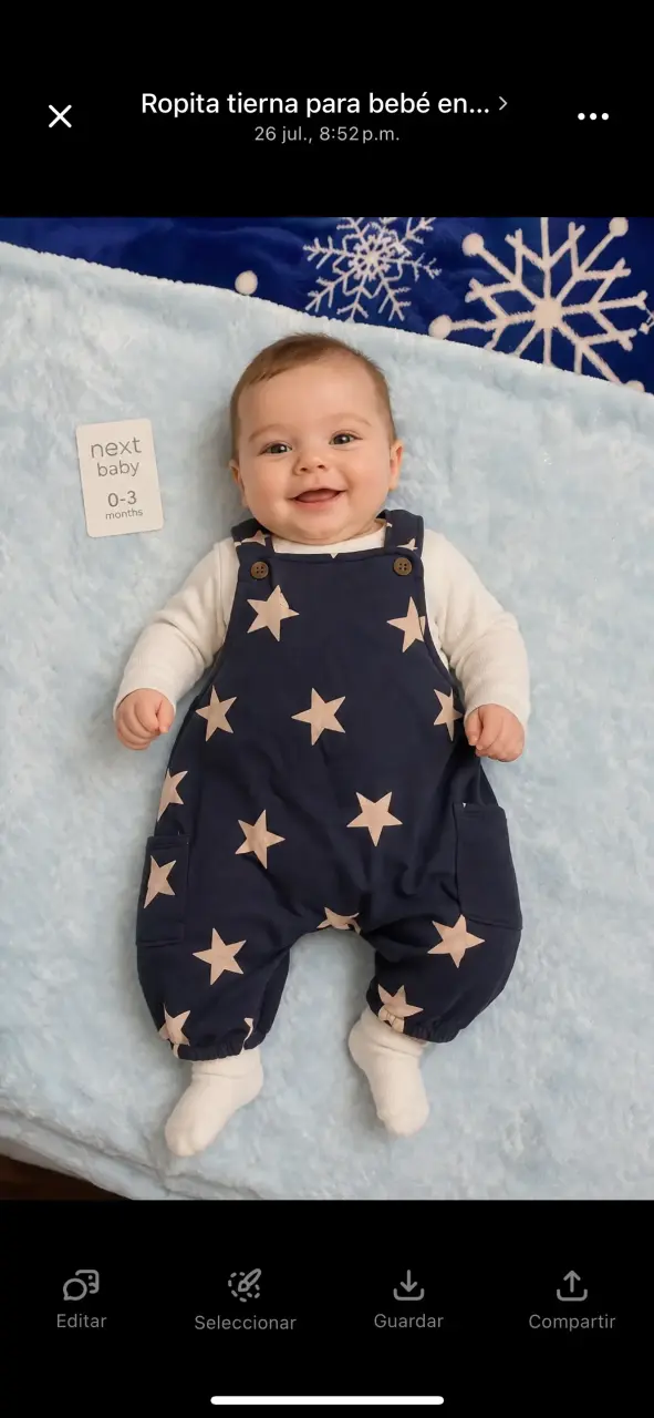 Enterito de bebé con estrellas Next Baby