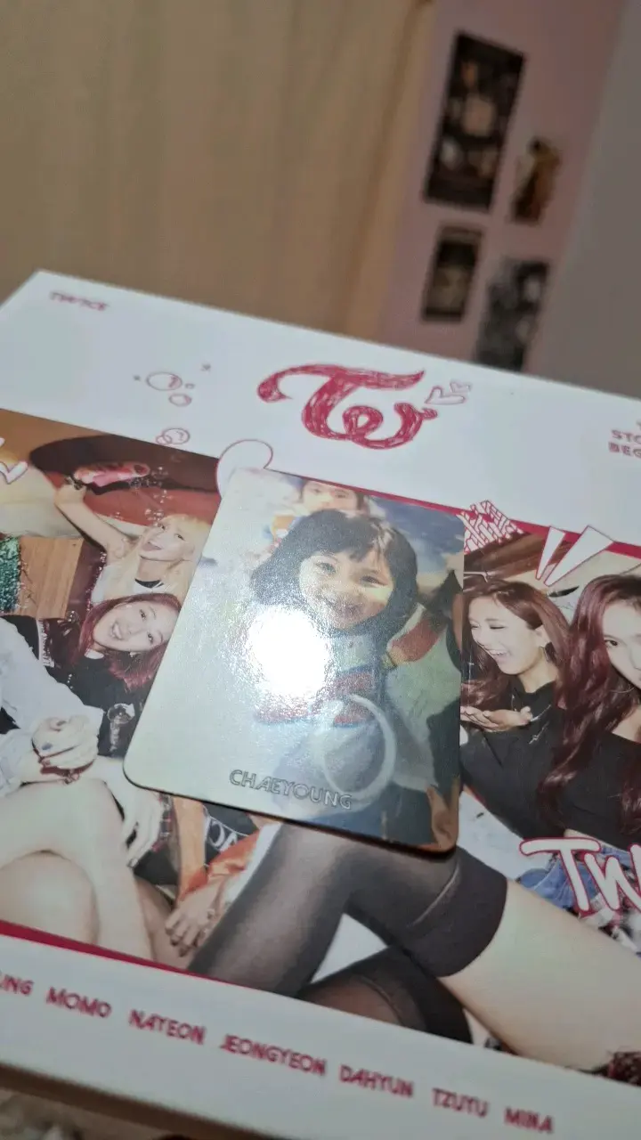 Photocard original Chaeyoung de Twice - 3