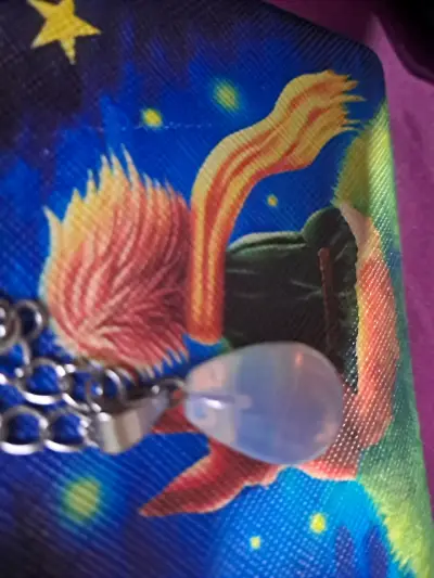 Monedero de El Principito con collar de trébol y colgante - miniatura 3