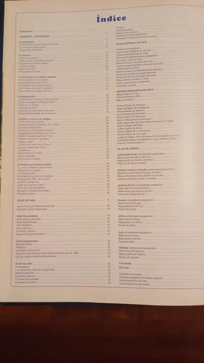 Gran Atlas de Chile y el Mundo en buen estado - miniatura 6