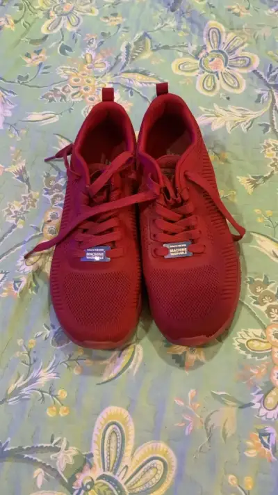 Zapatillas deportivas rojas Skechers para hombre - miniatura 2