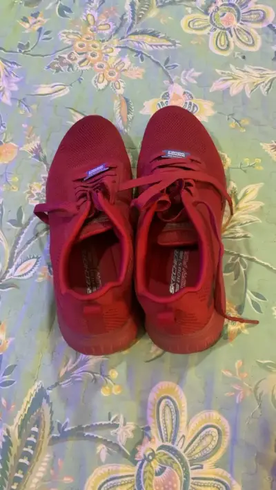Zapatillas deportivas rojas Skechers para hombre - miniatura 4