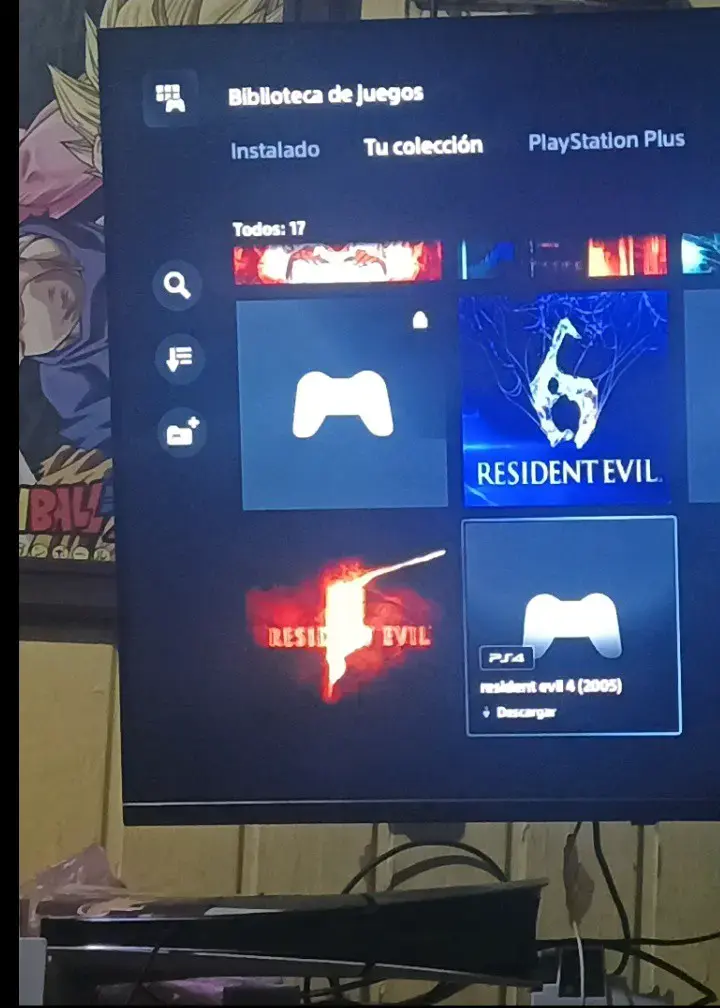 Consola de videojuegos con juegos instalados