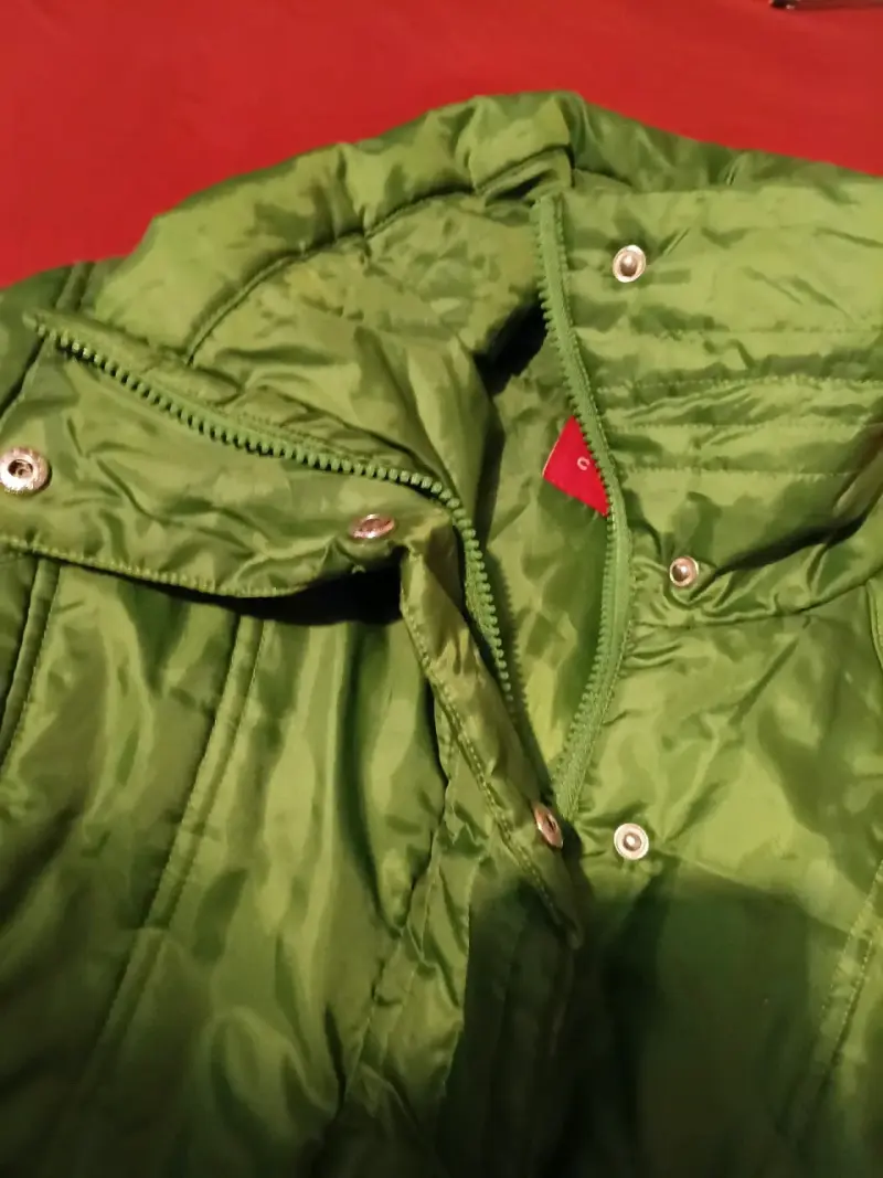 Chaqueta verde de invierno para mujer - 3