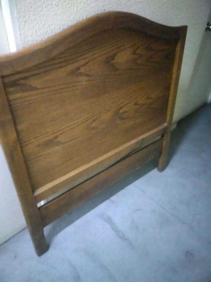 Respaldo de madera para cama 1 1/2 - 3