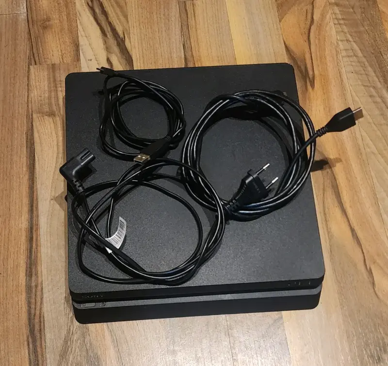Ps4 slim 500gb + 12 juegos + 4 controles - 1