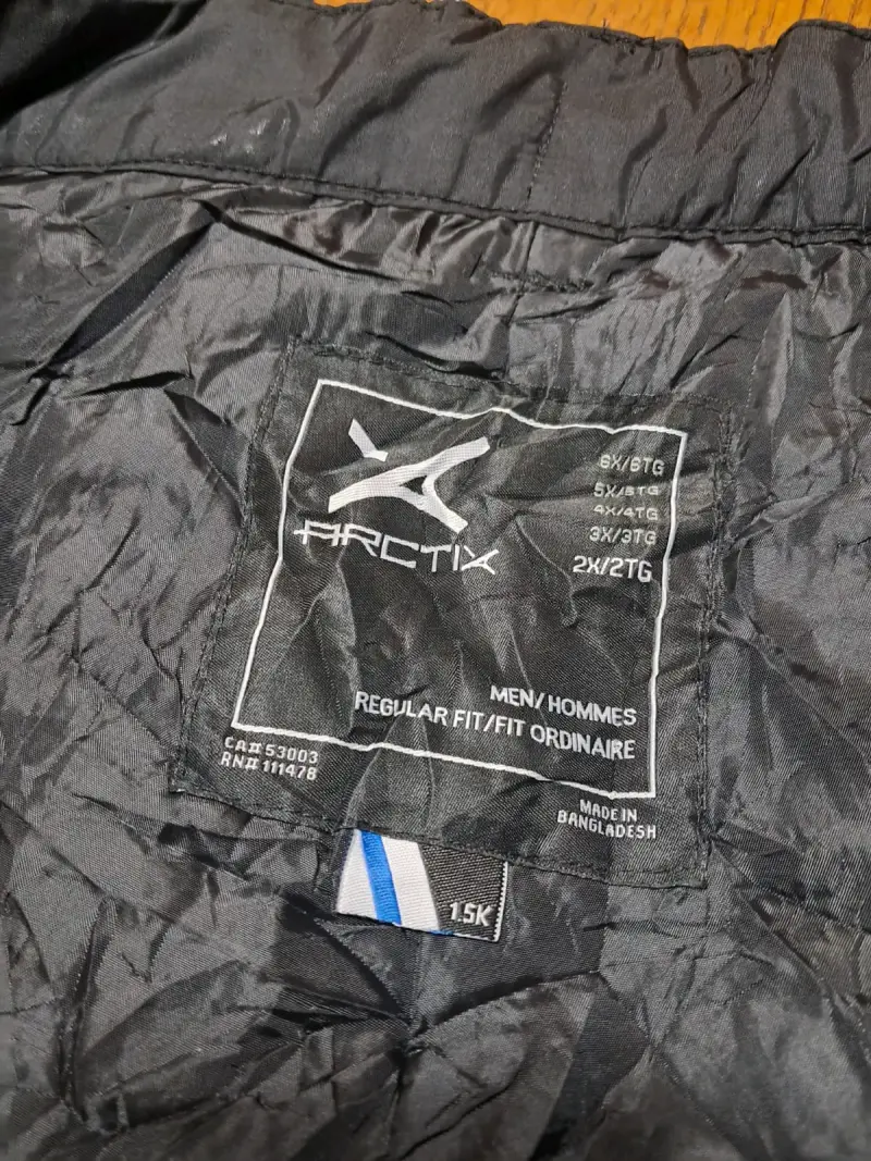 Pantalon de nieve negro Arctix talla 2XL - 4