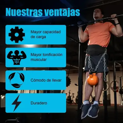 Cinturón de Lastre + Cadenas (Soporta +100 kg) - miniatura 4