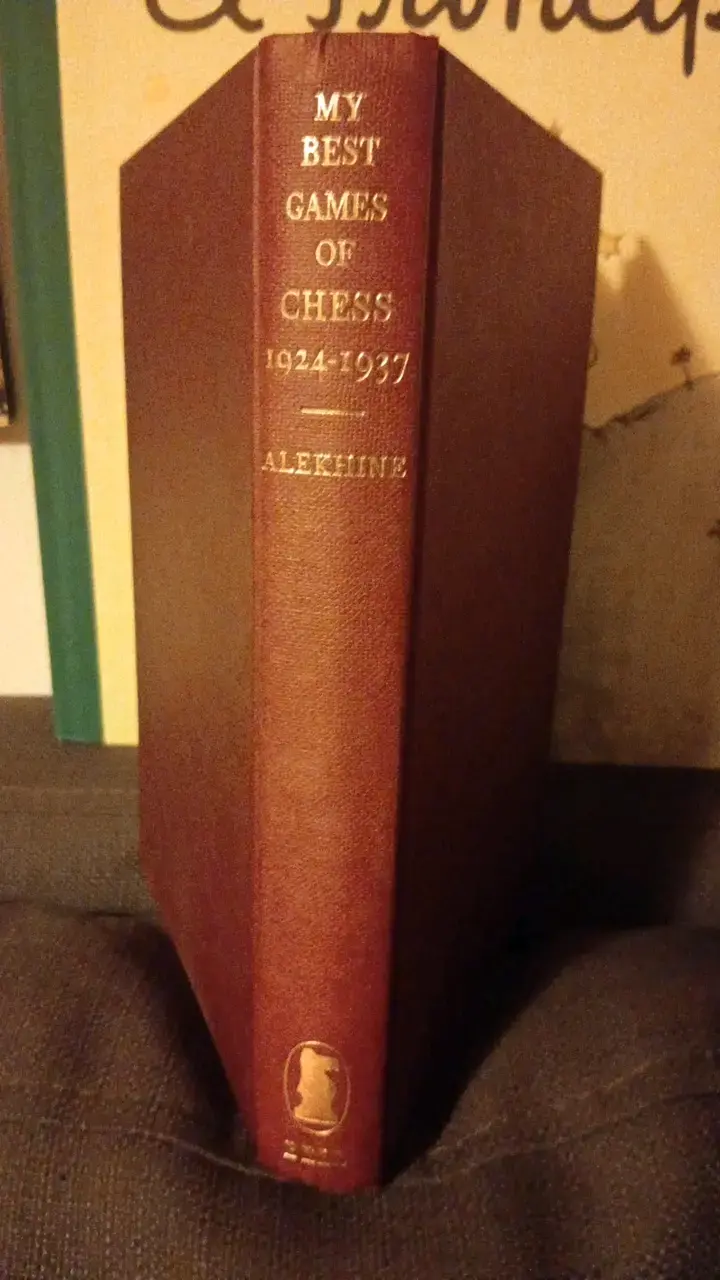 Libro My Best Games of Chess 1924-37 de A Alekhine - 2