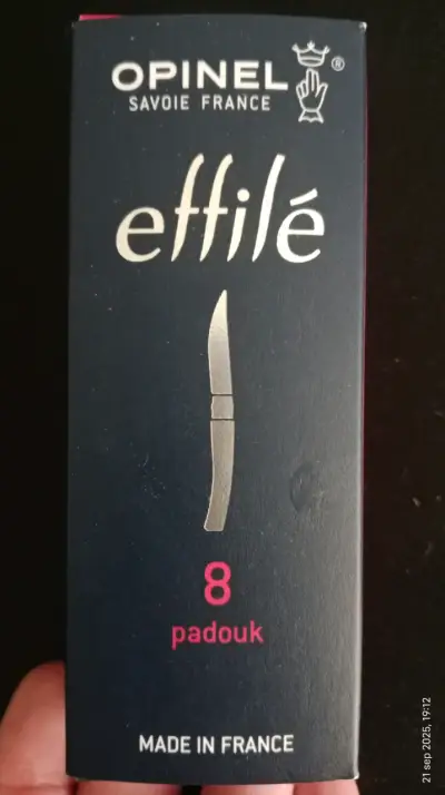 Cuchillo Opinel Effilé 8 Padouk de Francia - miniatura 1