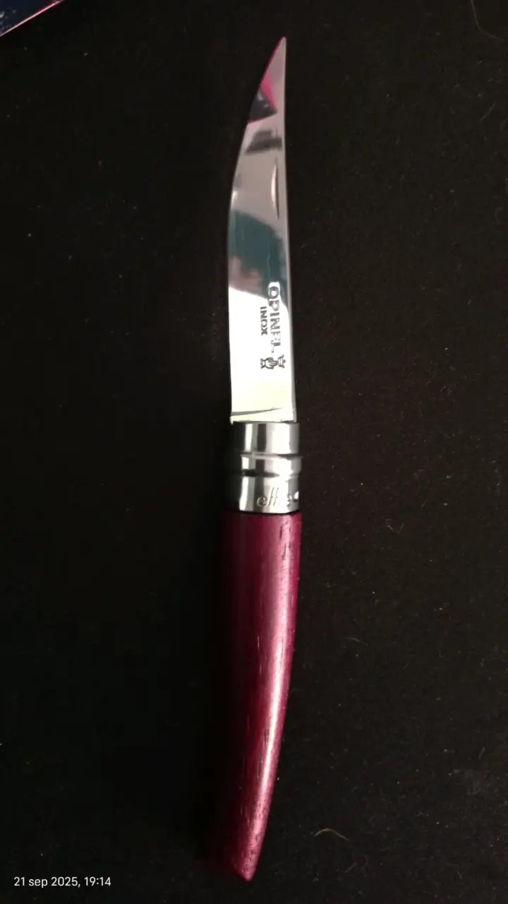 Cuchillo Opinel Effilé 8 Padouk de Francia - 2