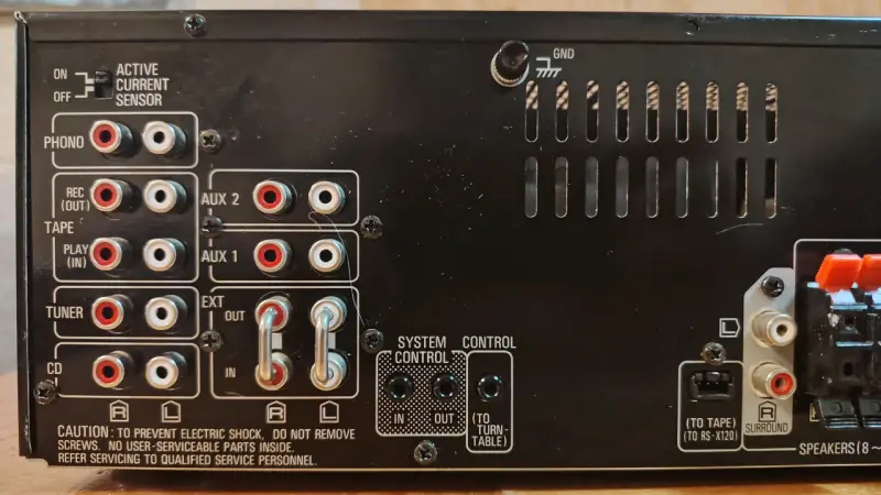 Amplificador estéreo Technics SU-X120 - 4