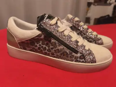 Zapatillas de Mujer con Brillo y Estampado Animal Print - miniatura 2
