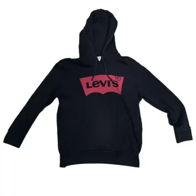 Polerón con capucha Levi's negro para hombre - miniatura 2