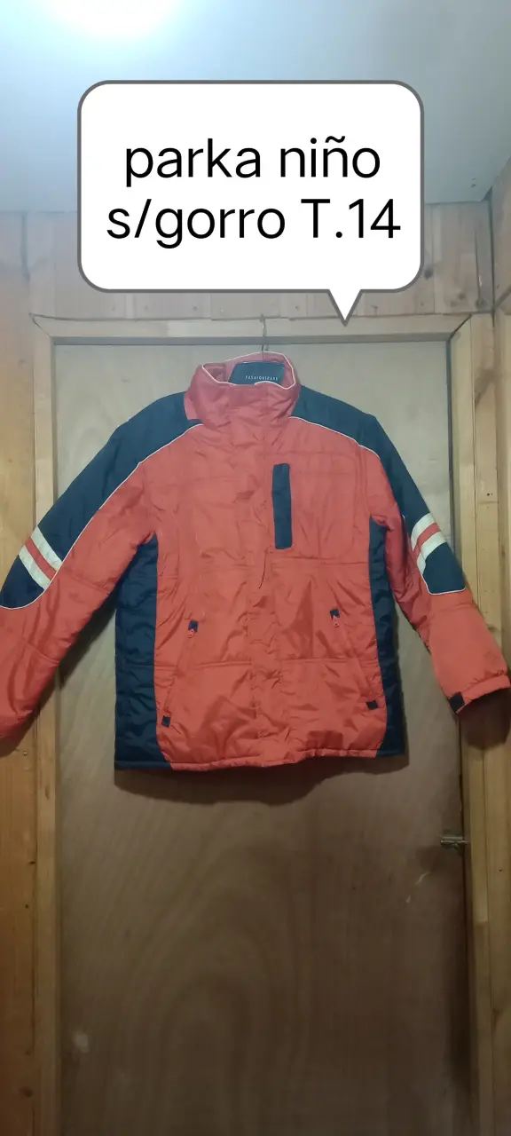 Parka morada con gorro para niña Talla 16 - 2