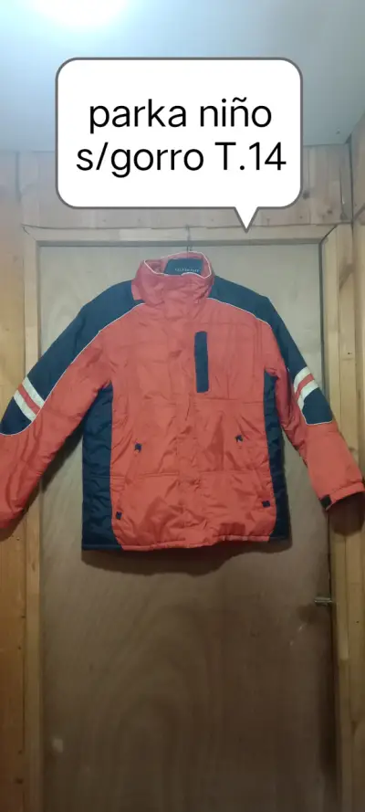 Parka morada con gorro para niña Talla 16 - miniatura 2