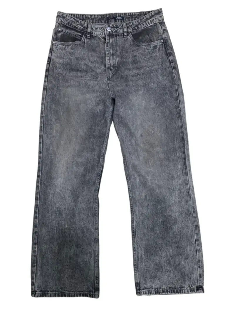 Jeans tiro alto rectos mujer - 1