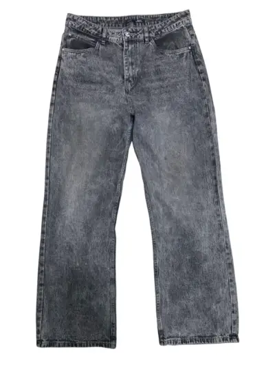 Jeans tiro alto rectos mujer - miniatura 1