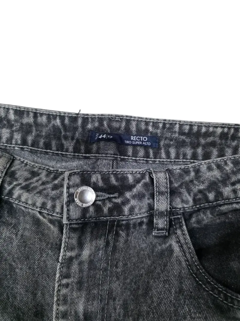 Jeans tiro alto rectos mujer - 2