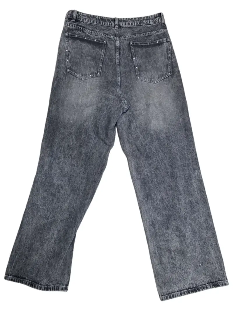 Jeans tiro alto rectos mujer - 3