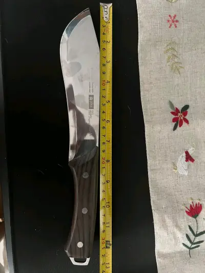 Cuchillo de cocina con mango de madera - miniatura 5