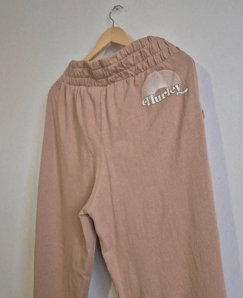Pantalones jogger beige Hurley para mujer - 5