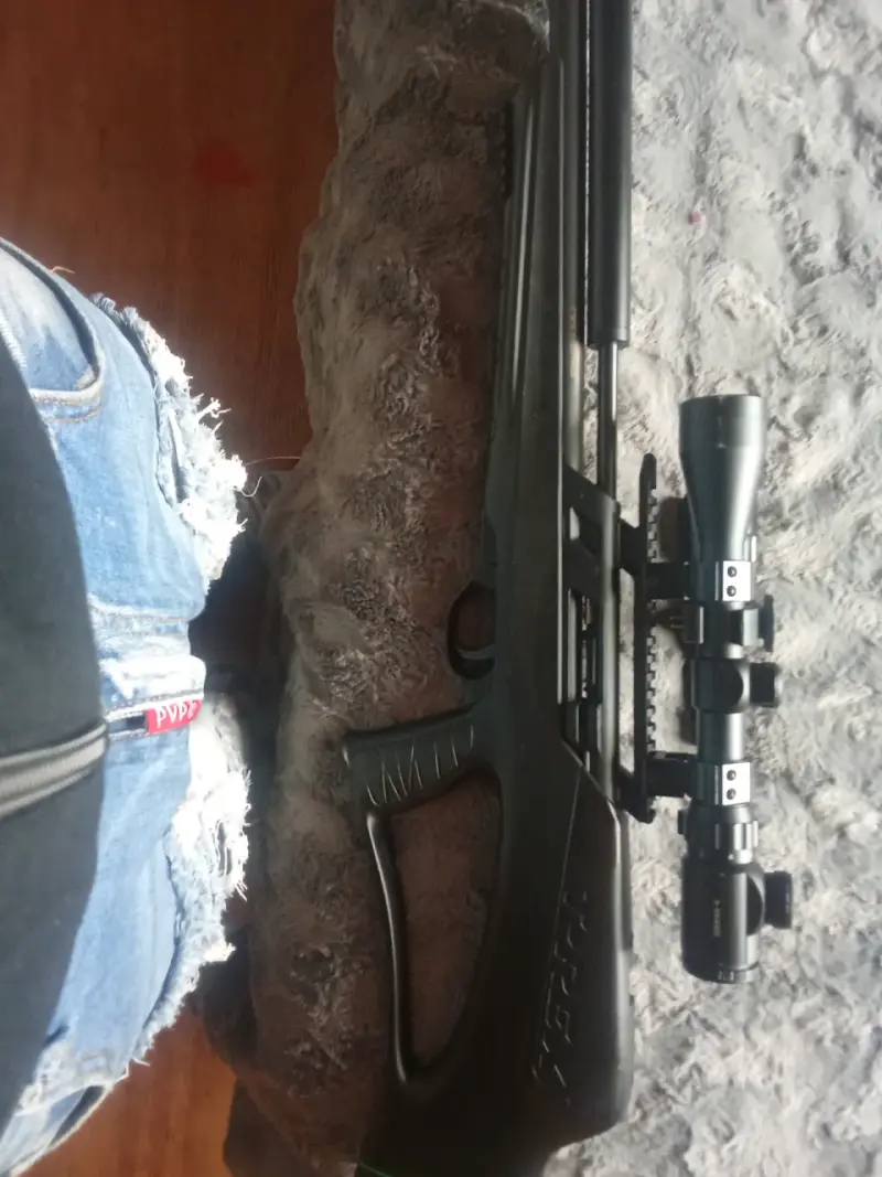 Rifle de aire comprimido con mira telescópica - 1